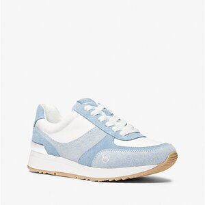 Michael Kors Andi Color-Block Trainer Sneakers Light Denim
